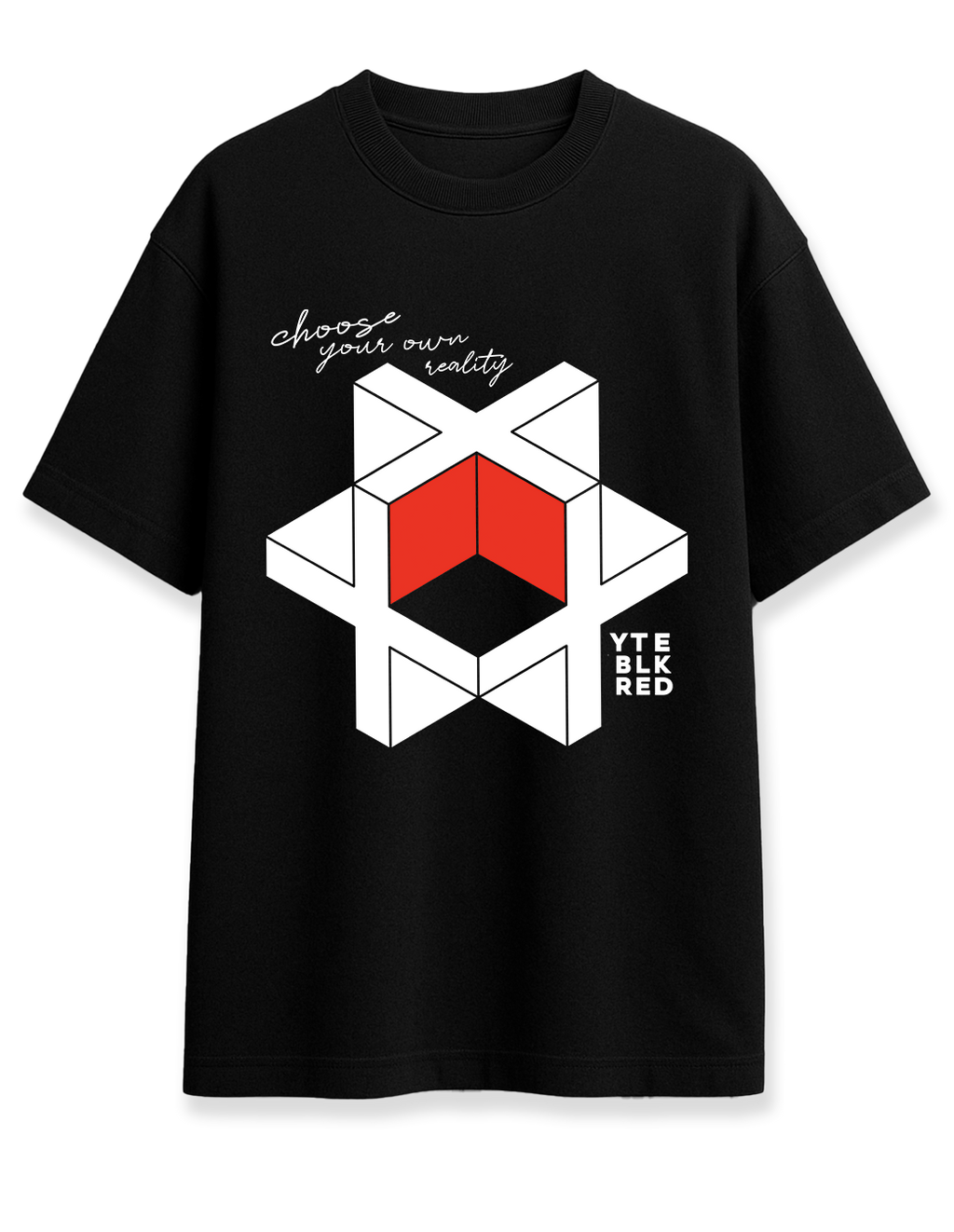 Choose your reality - 11 BLK - Unisex Oversize Tee
