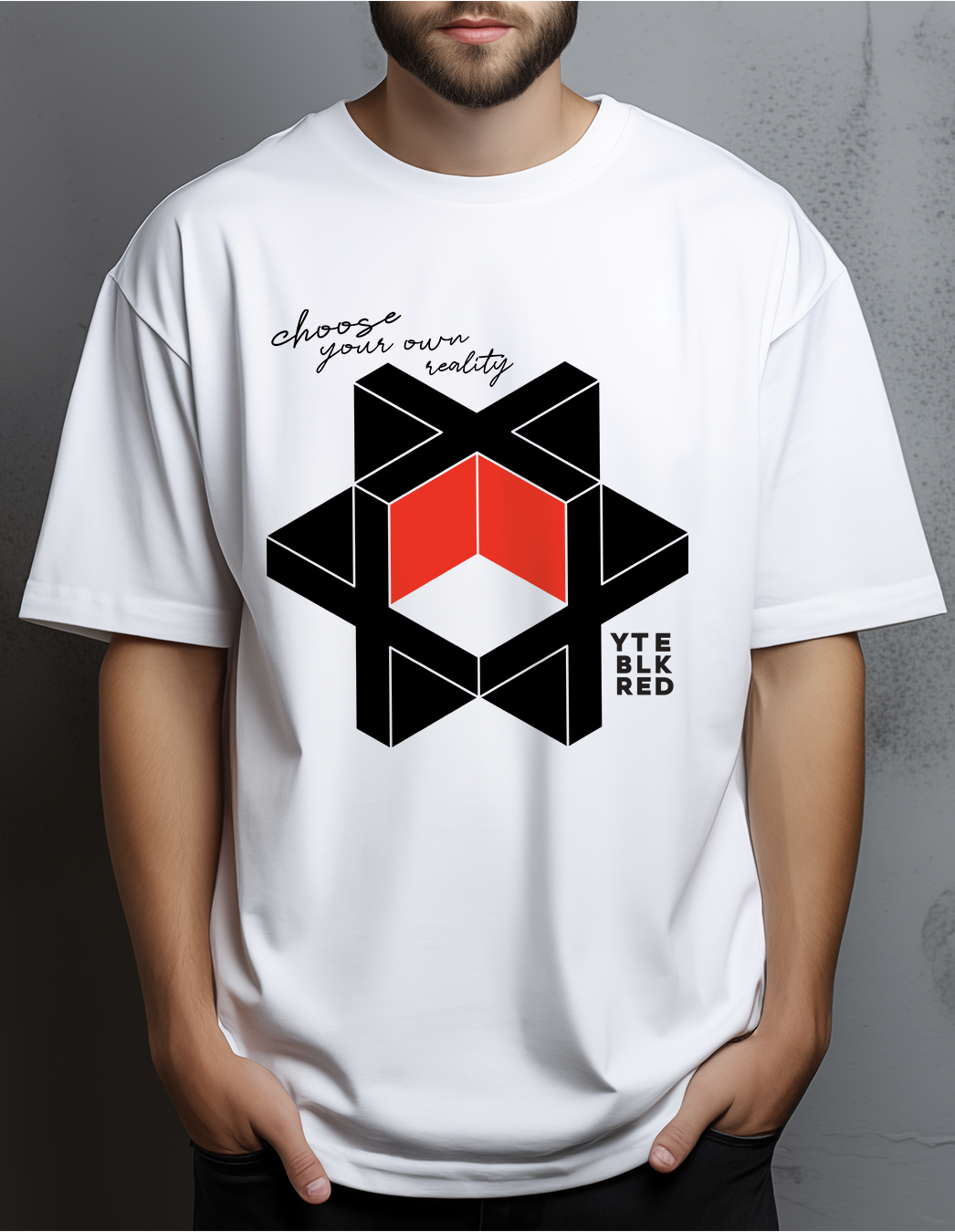 Choose your reality - 11 YTE - Unisex Oversize Tee