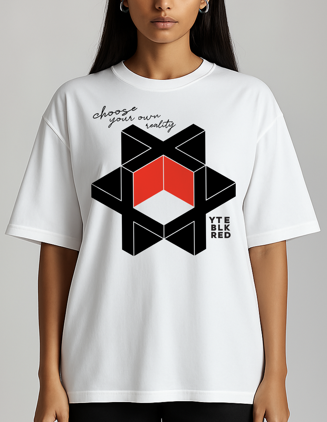 Choose your reality - 11 YTE - Unisex Oversize Tee