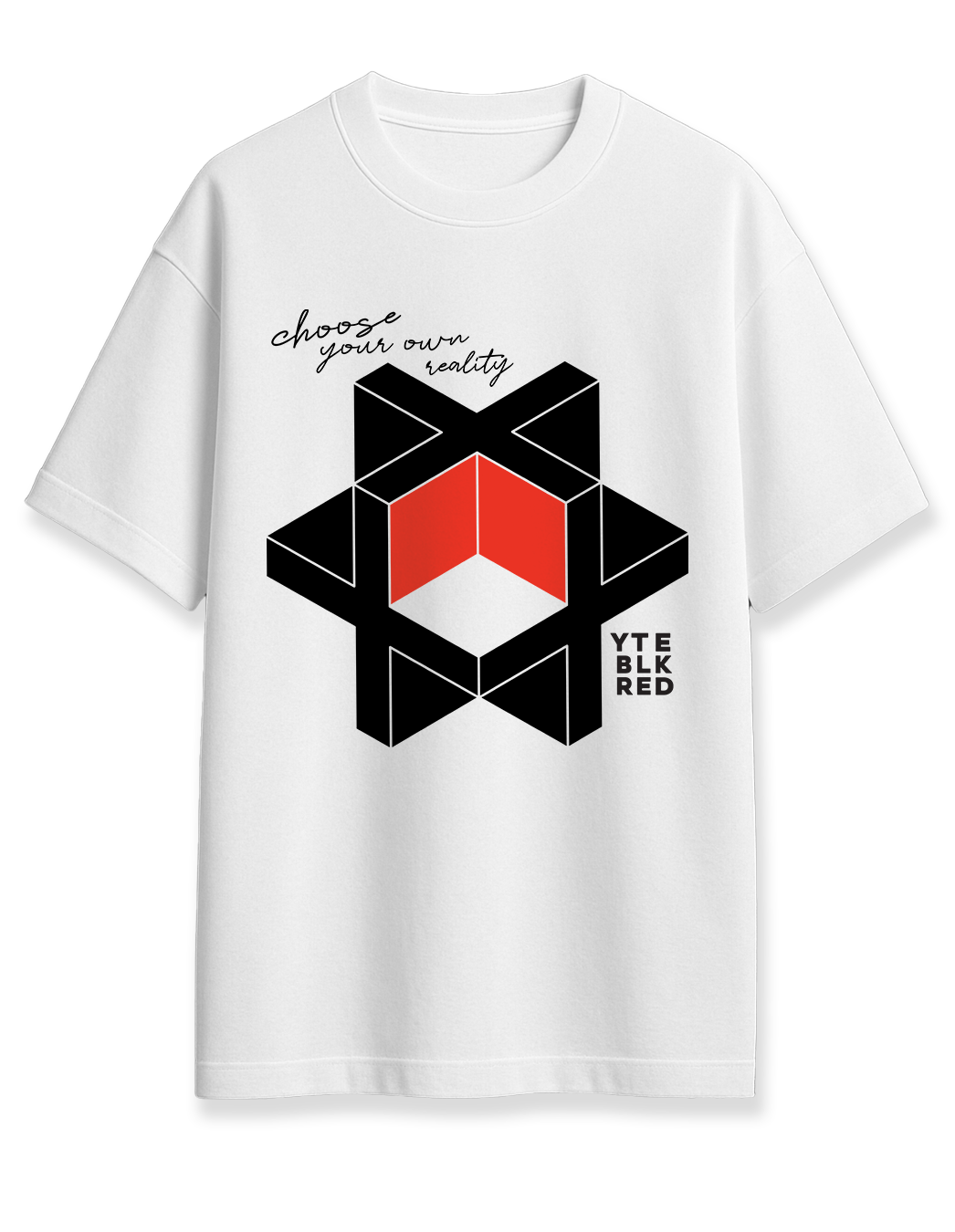 Choose your reality - 11 YTE - Unisex Oversize Tee