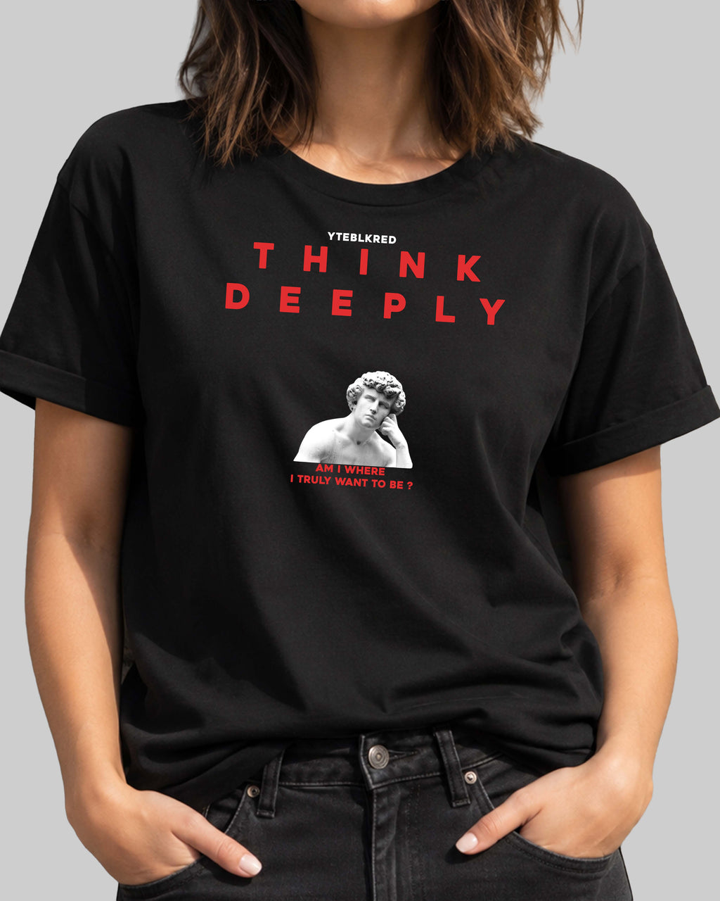 Think deeply - Unisex Supima T-Shirt