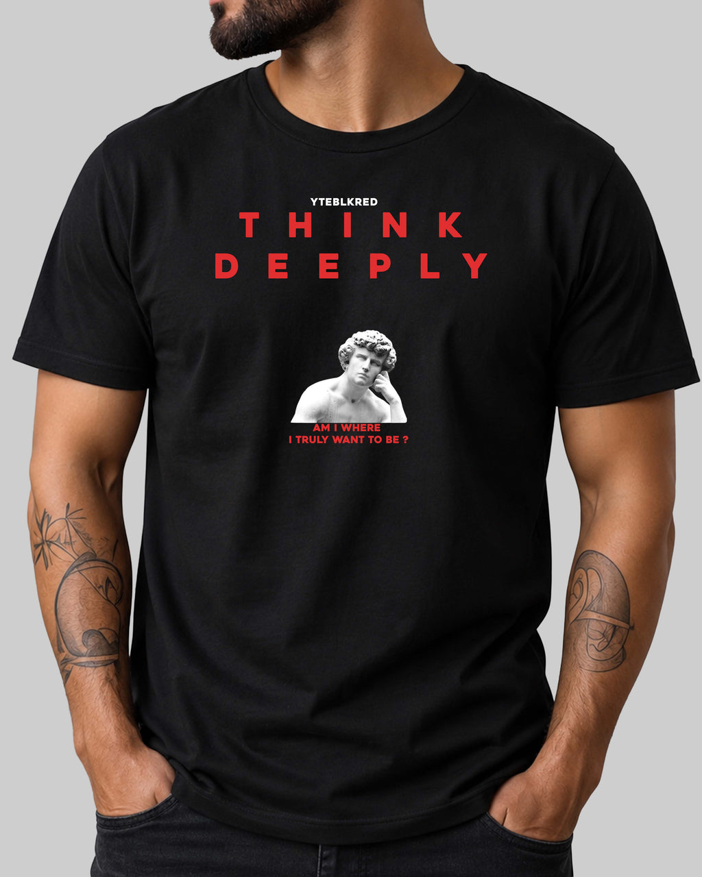 Think deeply - Unisex Supima T-Shirt