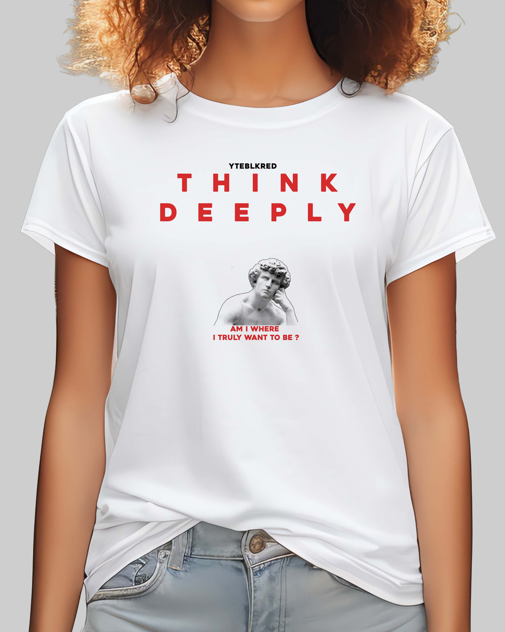 Think deeply - Unisex Supima T-Shirt