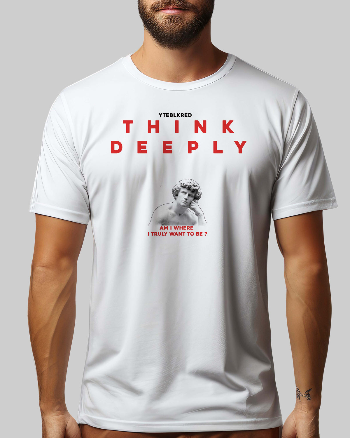 Think deeply - Unisex Supima T-Shirt