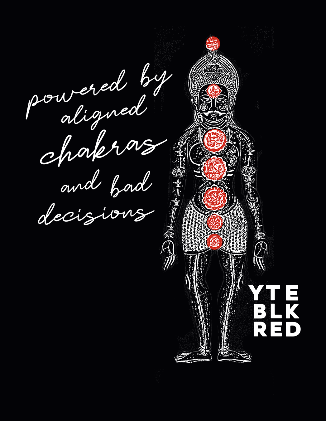 Aligned with Bad Decisions - 04 BLK - Oversized Unisex Tee