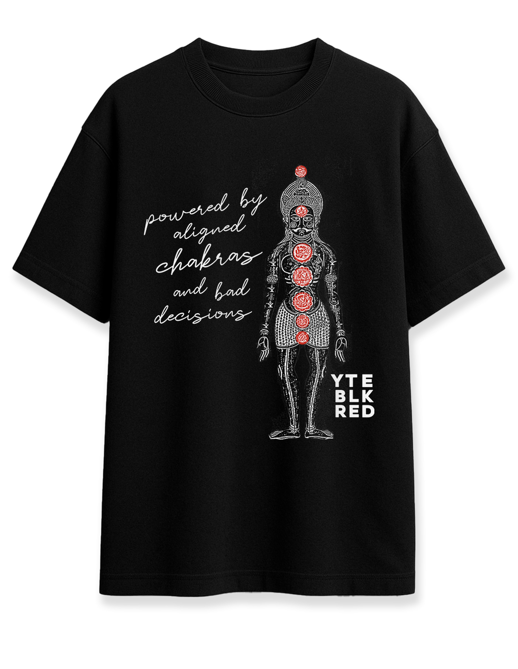 Aligned with Bad Decisions - 04 BLK - Oversized Unisex Tee