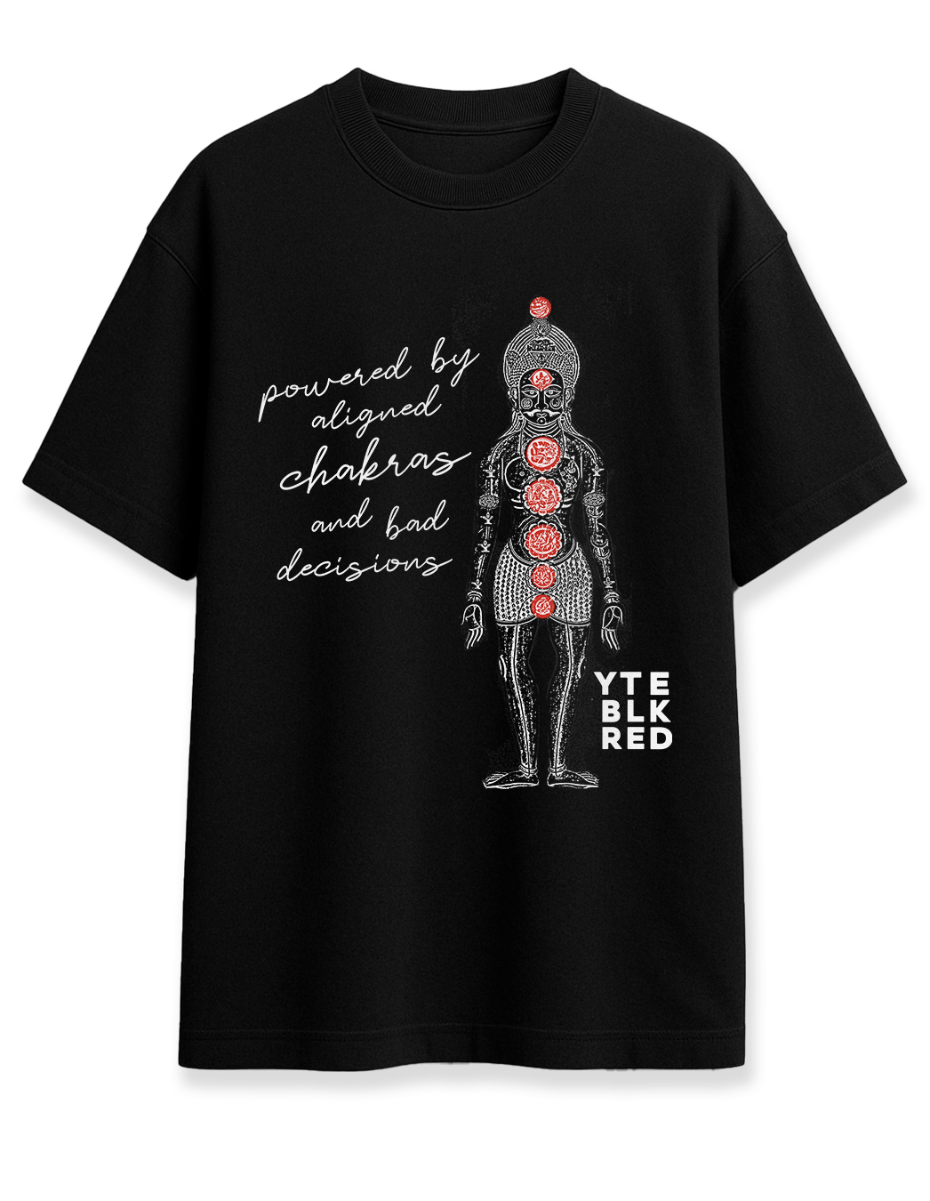 Aligned with Bad Decisions - 04 BLK - Oversized Unisex Tee