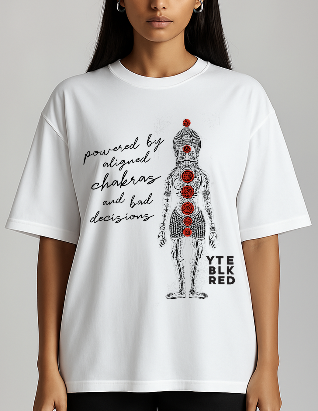 Aligned with Bad Decisions - 04 YTE - Oversized Unisex Tee
