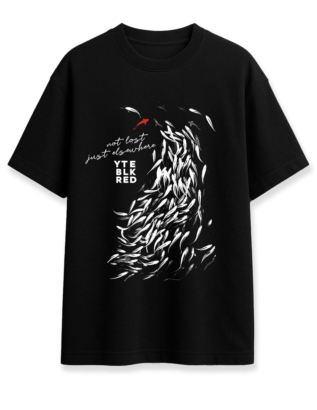 05 BLK - Not Lost - Unisex Oversized Tee
