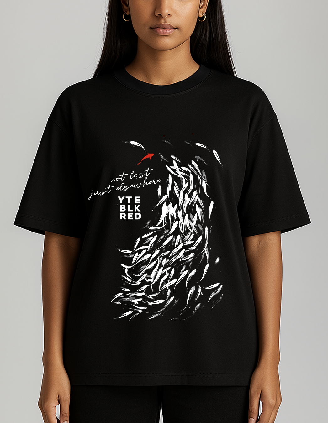 05 BLK - Not Lost - Unisex Oversized Tee