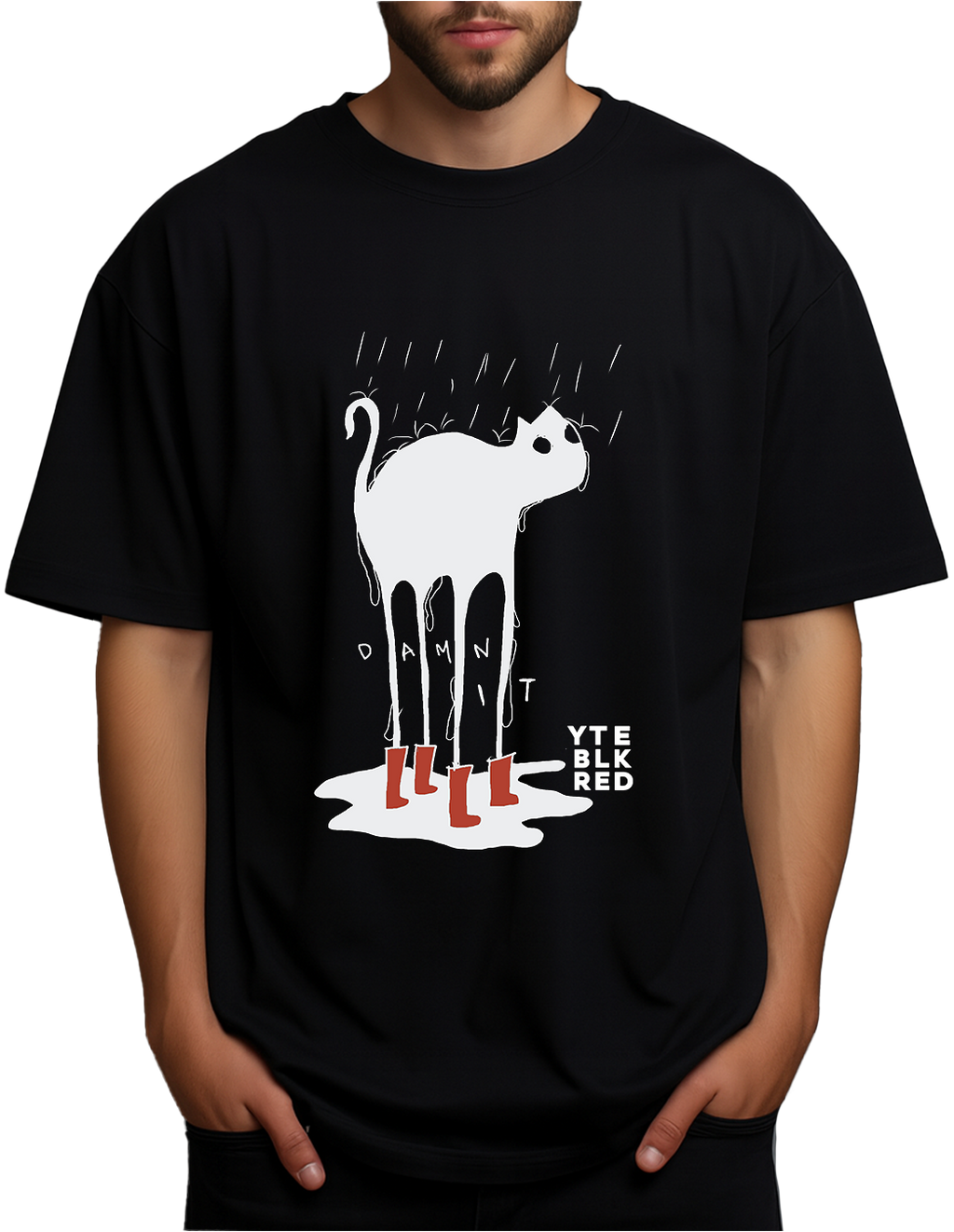 Damn it - 16 BLK - Unisex Oversized Tee