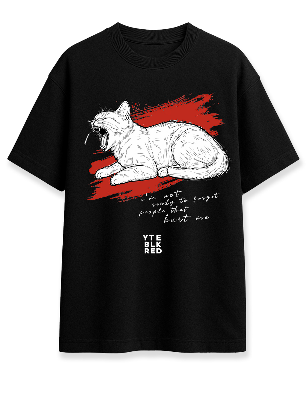 24 BLK - Not Ready to Forget - Unisex Oversized Tee