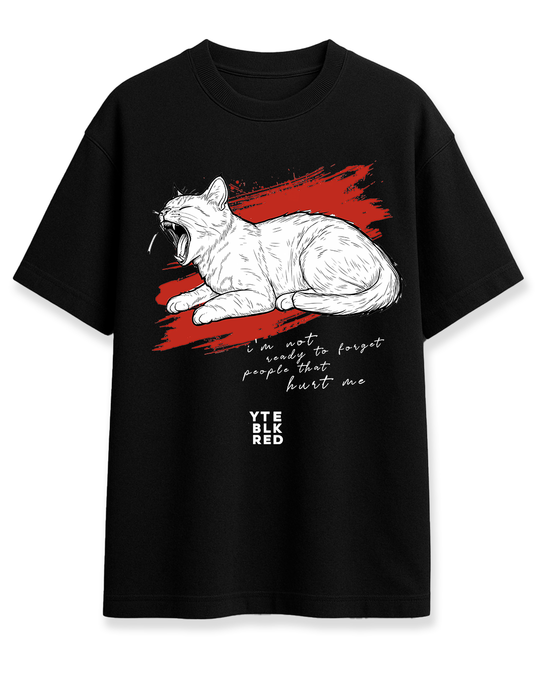 24 BLK - Not Ready to Forget - Unisex Oversized Tee