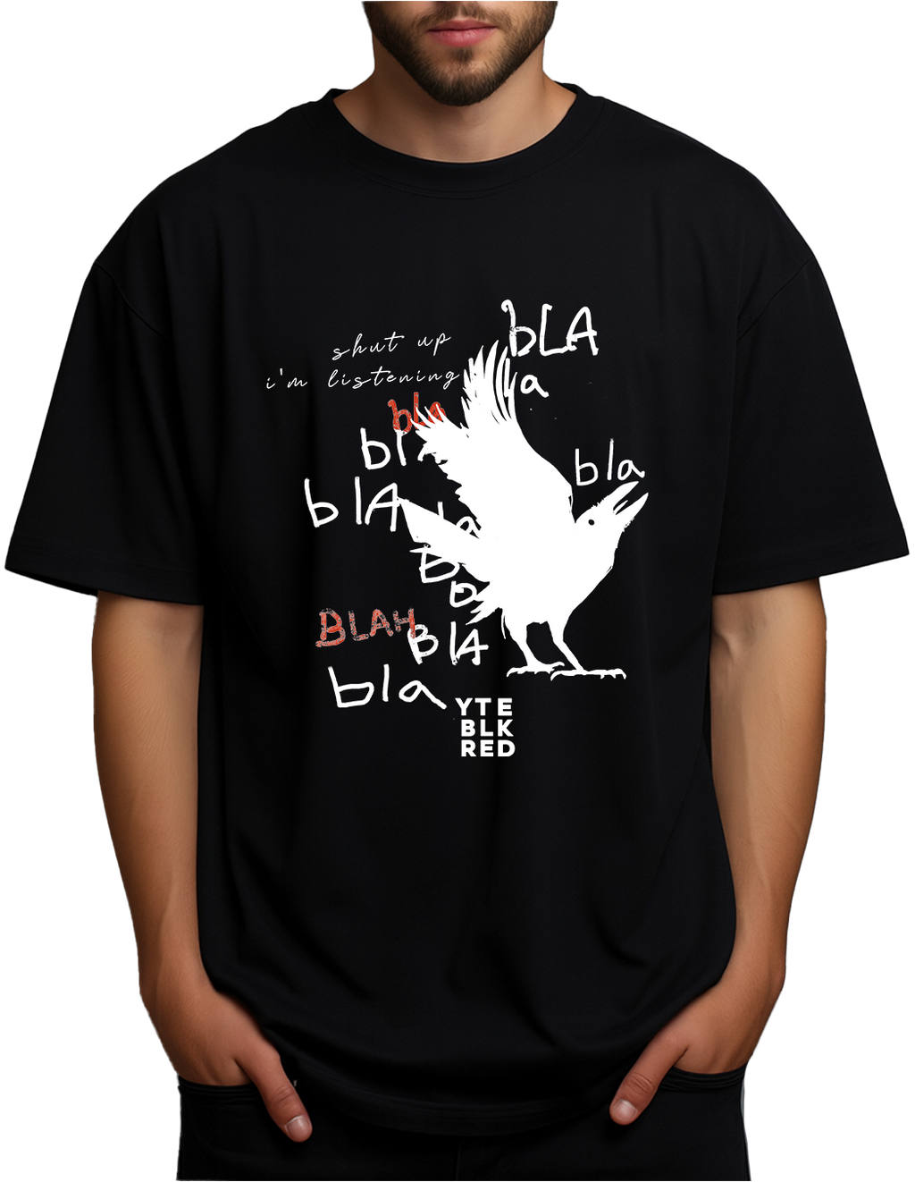 Blah Bah - 26 BLK Unisex Oversized Classic T-Shirt