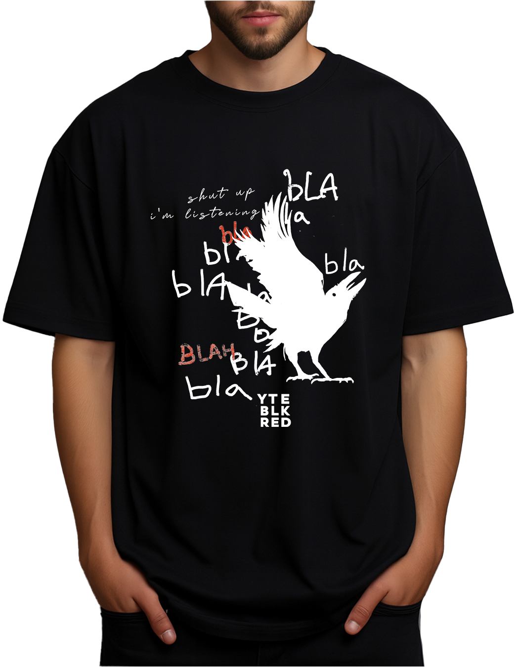 Blah Bah - 26 BLK Unisex Oversized Classic T-Shirt