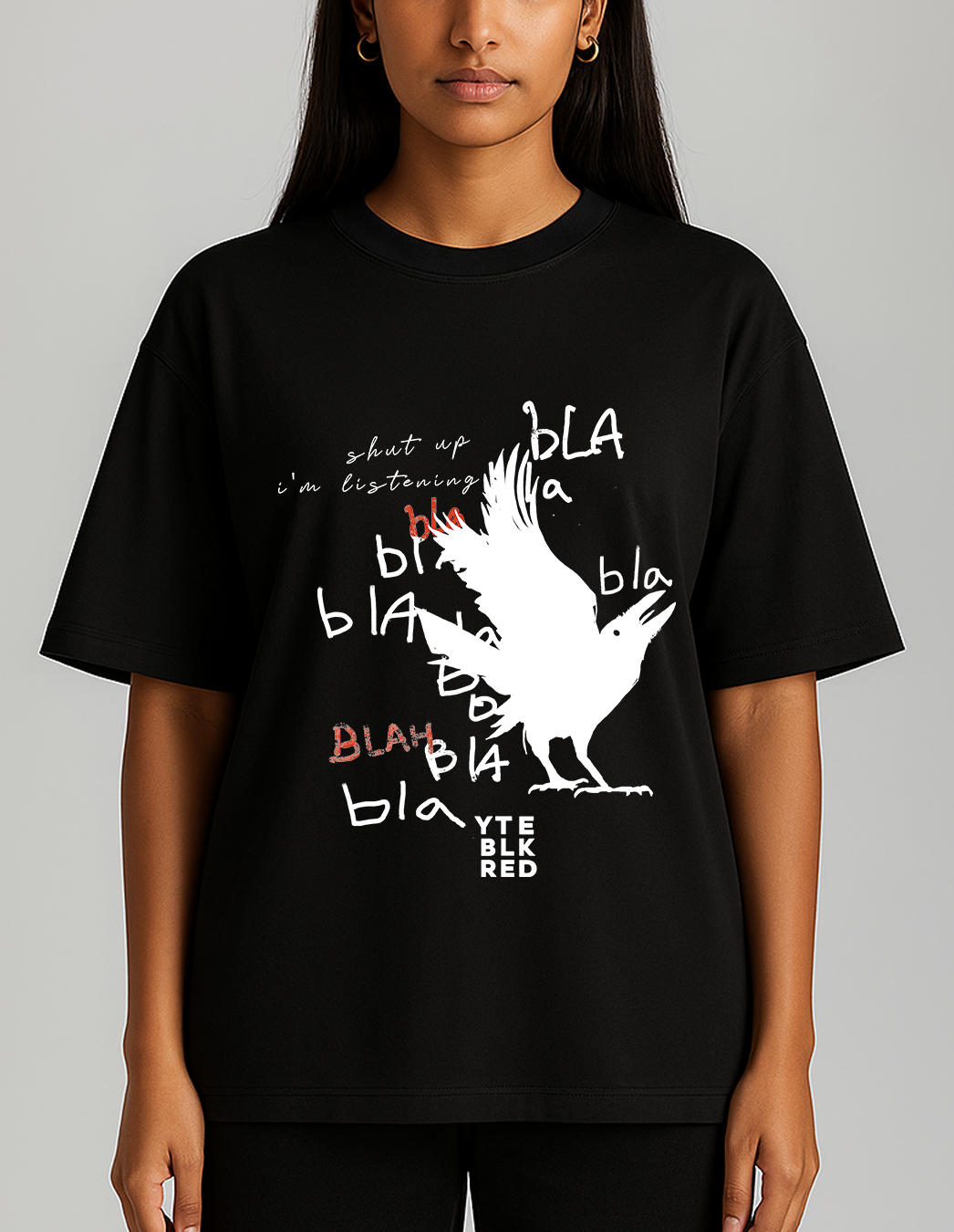 Blah Bah - 26 BLK Unisex Oversized Classic T-Shirt