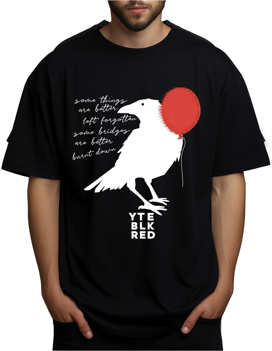 39 BLK - Forget it - Unisex Oversized Classic Tee