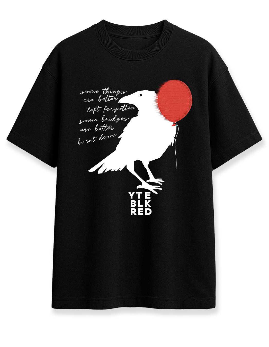 39 BLK - Forget it - Unisex Oversized Classic Tee