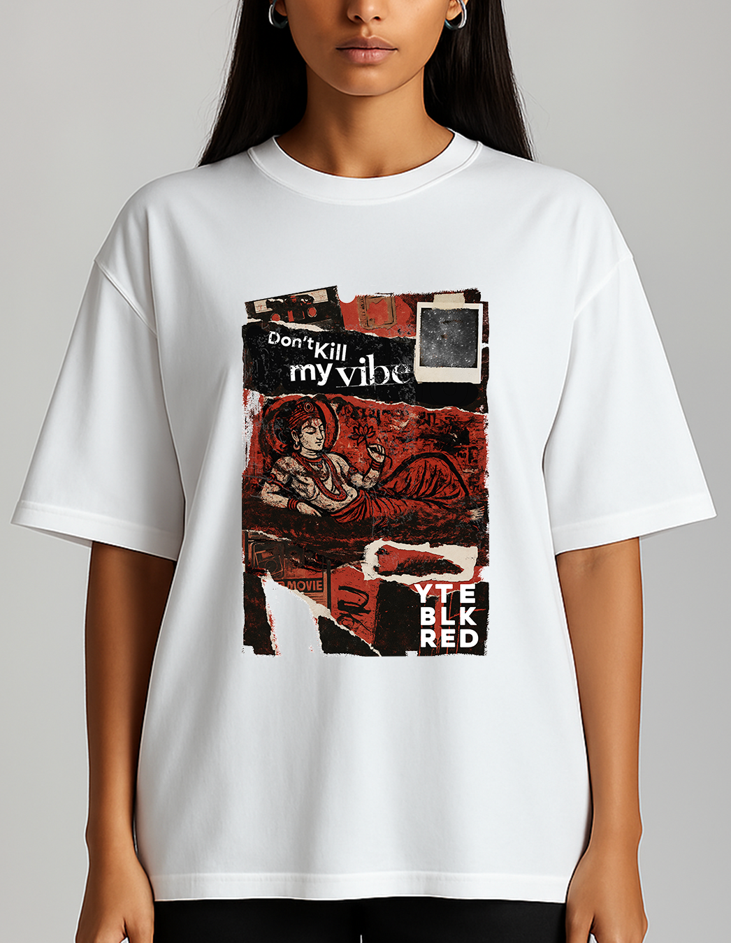Don't Kill My Vibe - 45 YTE - Unisex Oversized Tee