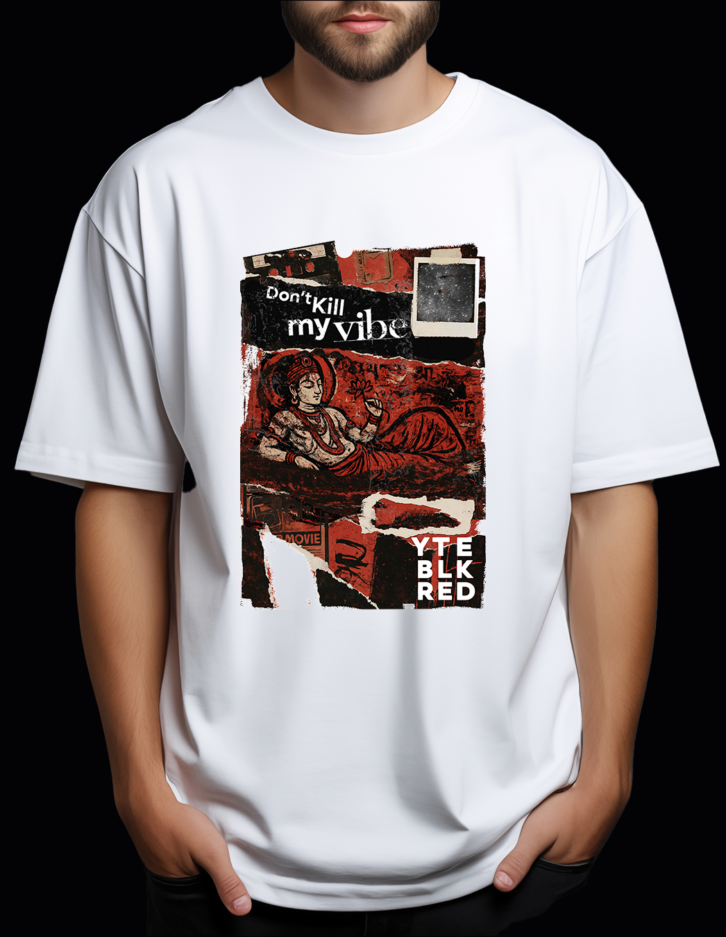 Don't Kill My Vibe - 45 YTE - Unisex Oversized Tee