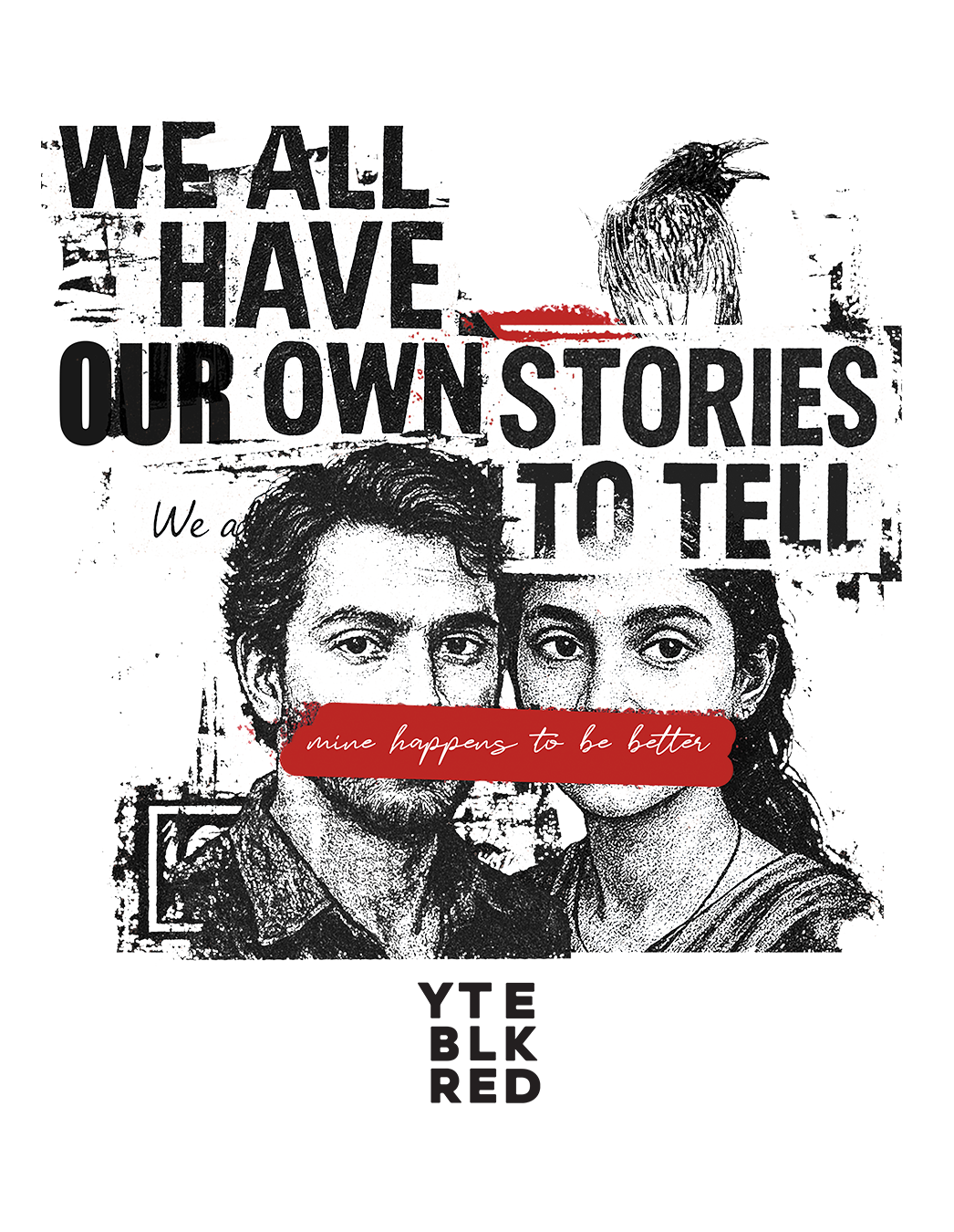 Our own stories - 47 YTE - Unisex Oversized Tee