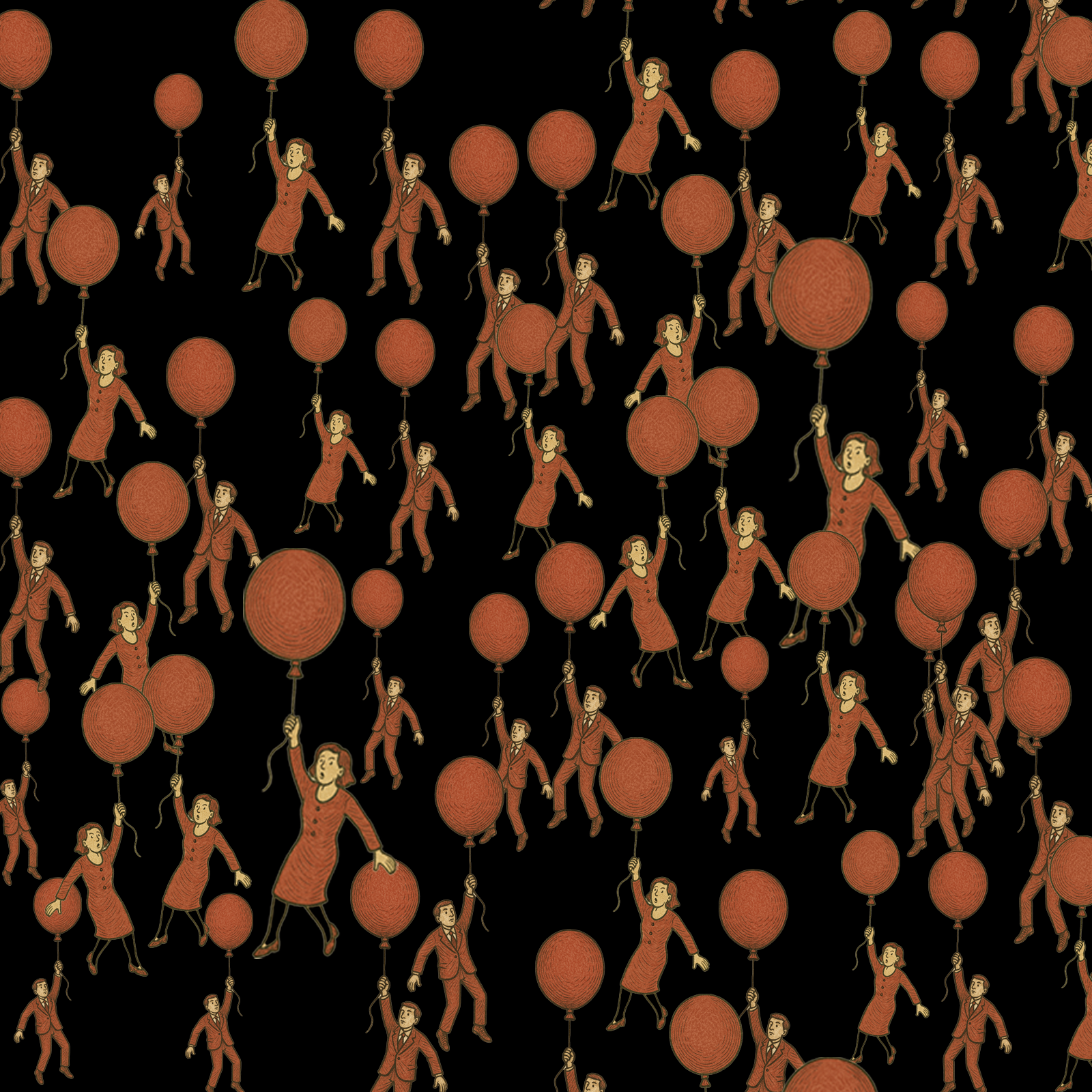 Balloon People - IPhone Sublimation Cases